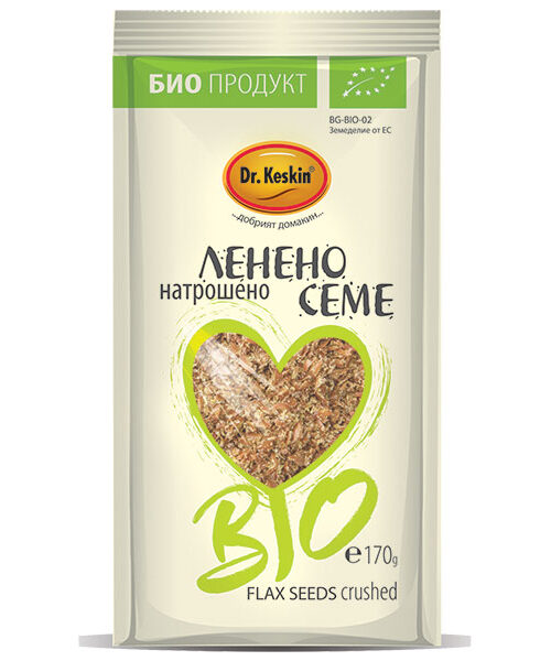БИО Ленено семе, натрошено, Dr. Keskin, 170 гр.