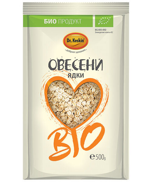 БИО Овесени ядки, класик, Dr. Keskin, 500 гр.