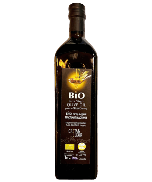 БИО Маслиново масло Екстра върджин Cretan Elixir, 1 л