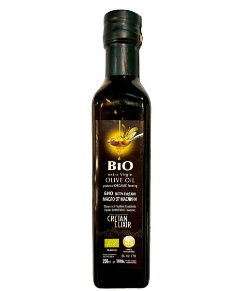 БИО Маслиново масло Екстра върджин Cretan Elixir, 250 мл