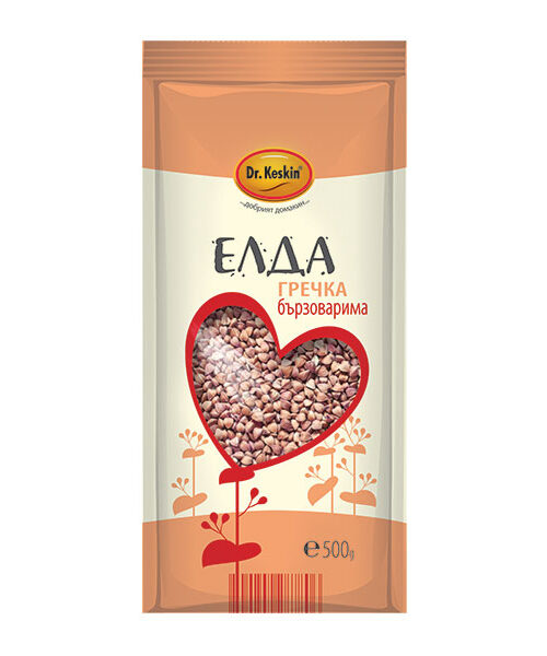 Елда, гречка, бързоварима, Dr. Keskin, 500 гр.