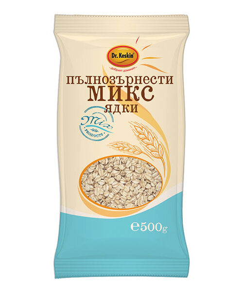 Пълнозърнести ядки, микс, Dr. Keskin, 500 гр.