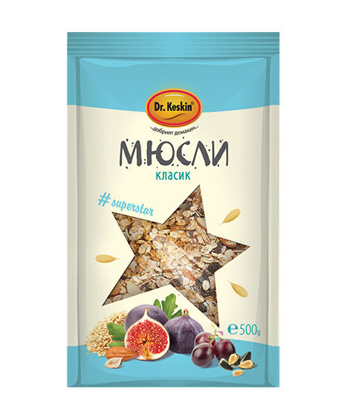 Мюсли Класик Dr. Keskin, 500 гр.