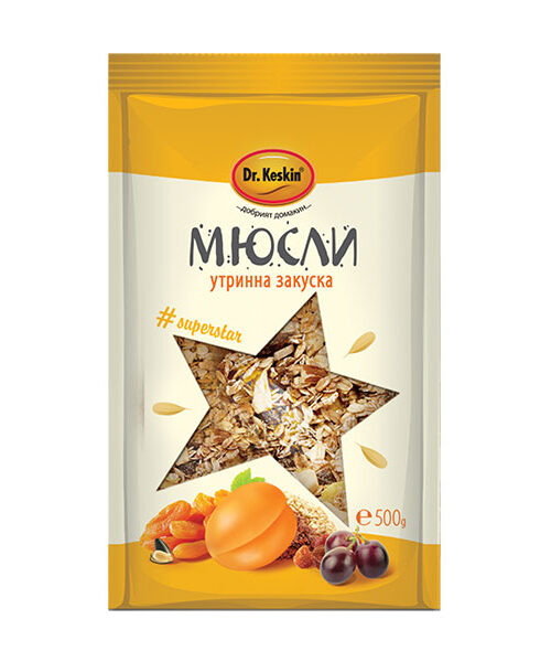 Мюсли Утринна закуска Dr. Keskin, 500 гр.