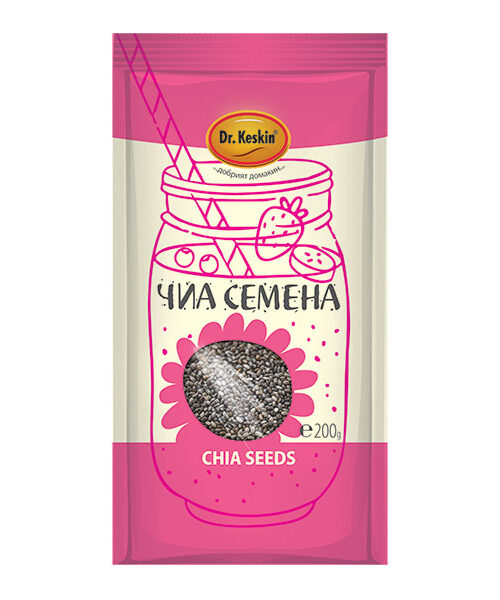 Чиа, семена, Dr. Keskin, 200 гр.