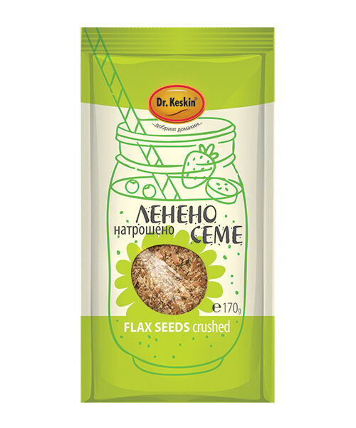 Ленено семе, натрошено, Dr. Keskin, 170 гр.