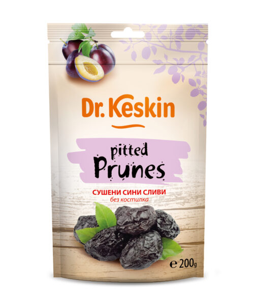 Сини сливи без костилка, сушен плод, Dr. Keskin, 200 гр.
