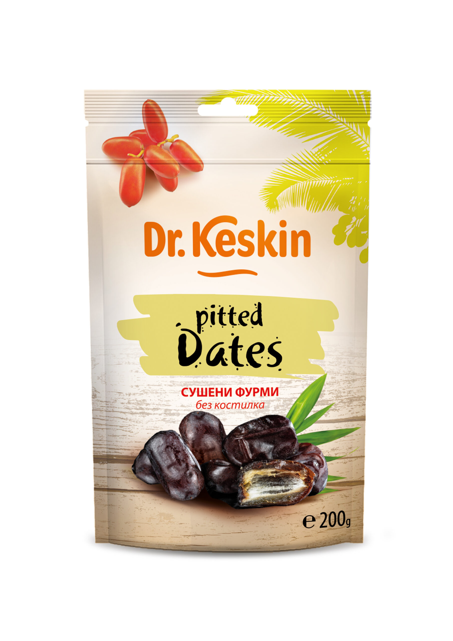 Фурми без костилка, сушен плод, Dr. Keskin, 200 гр.