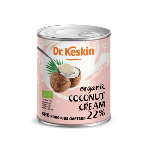 БИО Кокосова сметана Dr. Keskin, 22 процента, 400 мл
