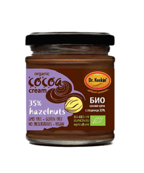 БИО Какаов крем с лешници Dr. Keskin, 200 гр.