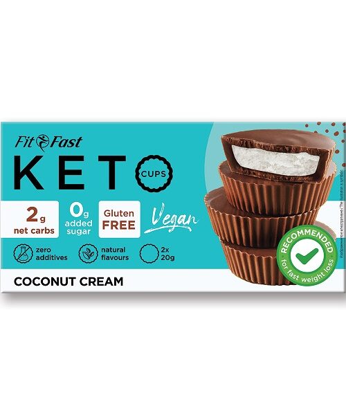 КЕТО Чашки шоколад и кокос 2 х 20 гр.