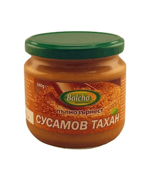 Сусамов тахан, пълнозърнест, “Балчо”, 340 гр.