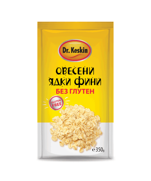 Овесени ядки, без глутен, фини, Dr. Keskin, 350 гр.