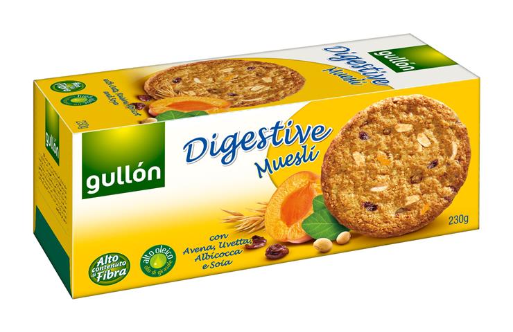 Бисквити Digestive мюсли, Gullon, 230 гр.